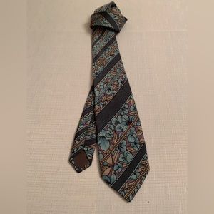 Men's 100% Pure Silk Tie Floral